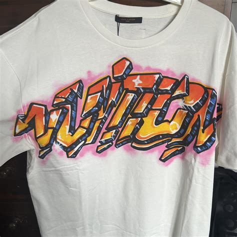 louis vuitton graffiti tshirt|louis vuitton inspired t shirt.